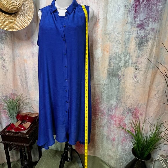 πmile gabrielle Casual A-Line Sleeveless Button Down Dress - Picture 6 of 14